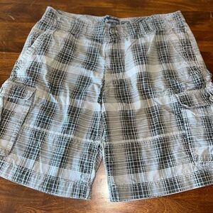 American Rag Black and Gray Cargo Shorts